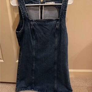 Abercrombie & Fitch Denim Mini Dress - Blue